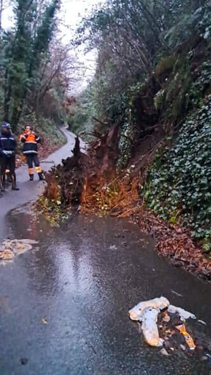Lo smottamento a Velletri Lo smottamento a Velletri