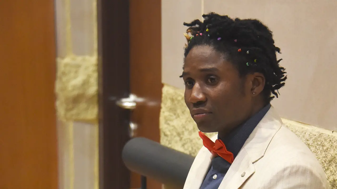 Louis Dassilva nell'aula di Tribunale