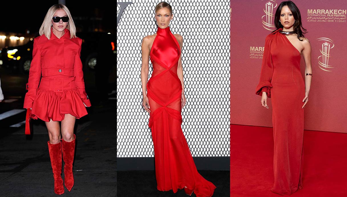 Bella in rosso...e come lei molte altre star. A chi dona di più?