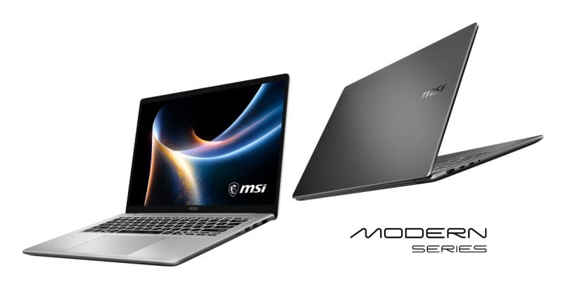 La serie Modern porta in dote i processori Intel Core Ultra Series 3