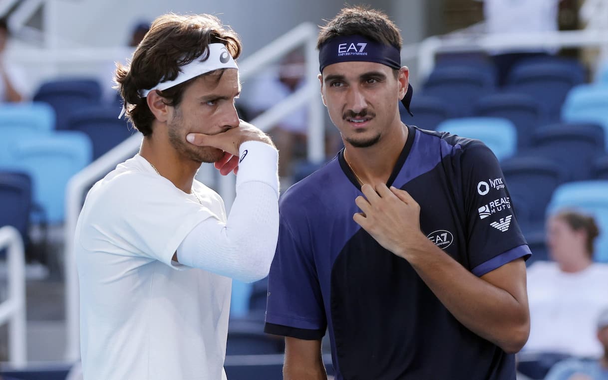 Musetti e Sonego in finale in doppio nel torneo Atp di Hong Kong 2025