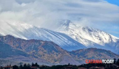 Torna il maltempo, in Sicilia nuove piogge e neve anche a bassa quota