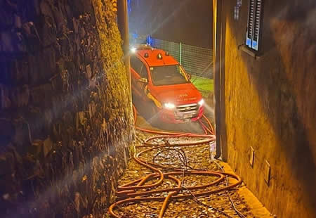 Oggiono: scoppia bombola in un'abitazione, VVF e 118 in località Malavoglia