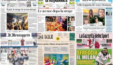 Le prime pagine dei quotidiani di oggi 3 gennaio: la rassegna stampa - Sky TG24