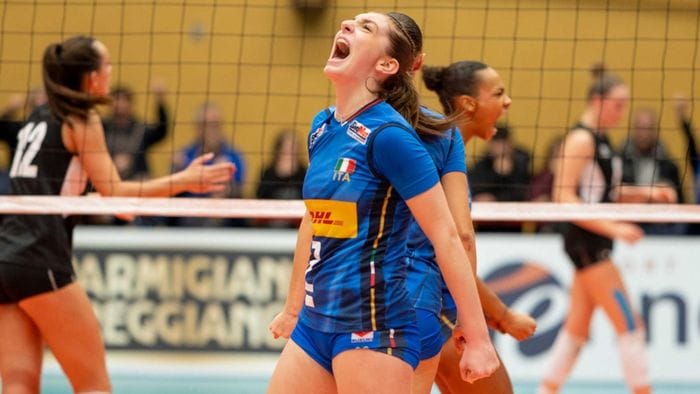 PALLAVOLO La bomber Lisa Monari Gamba porta l’Italia agli Europei Under 18