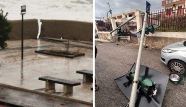 crolla un semaforo a Santa Margherita