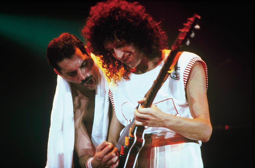 brian may and freddie mercury and queen