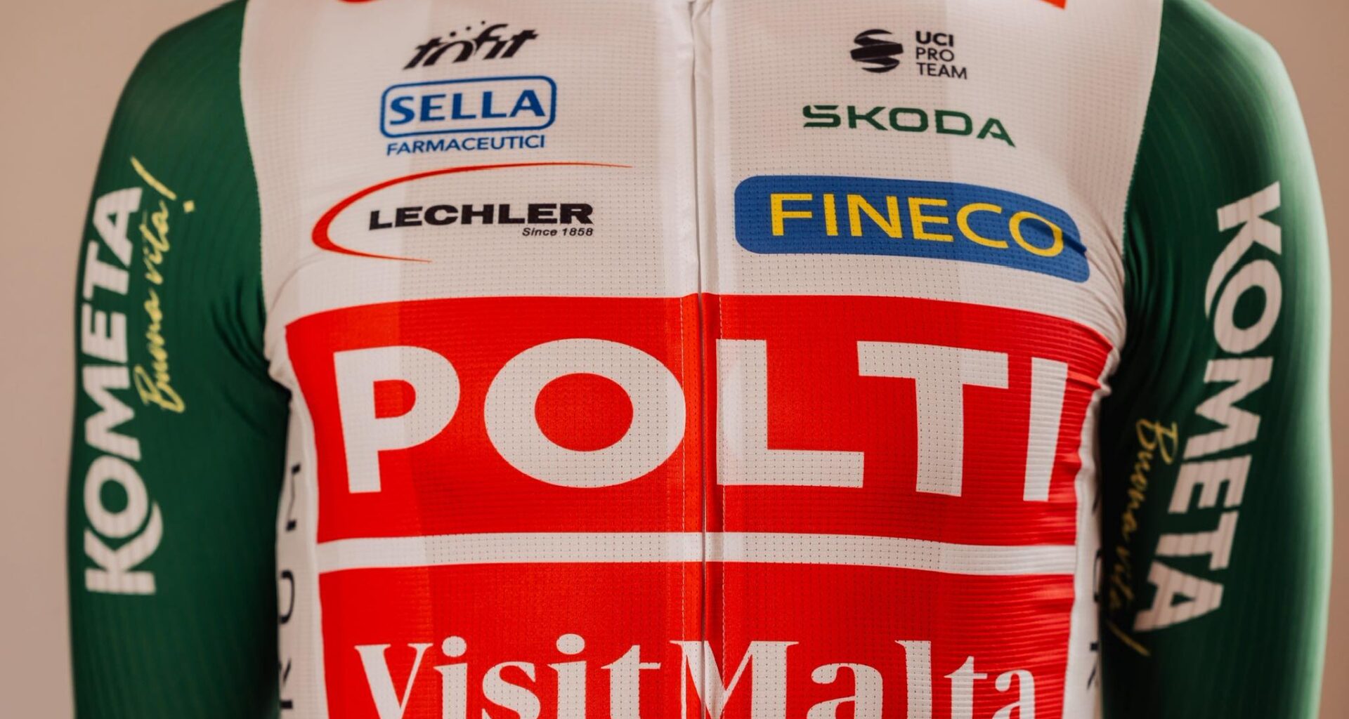 Polti VisitMalta, per la maglia 2026 stessi colori ma cambia il produttore