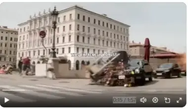 Un frame del trailer girato a Trieste da milioni di visualizzazioni