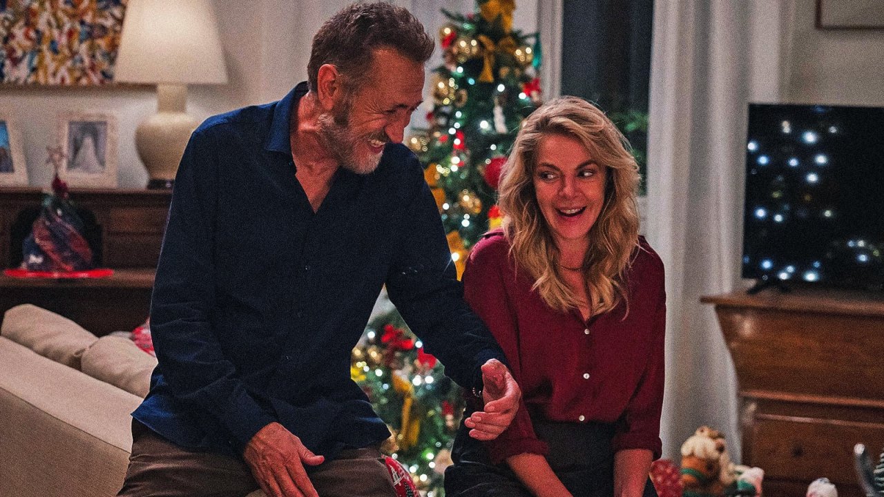 Claudia Gerini e Marco Giallini in scena