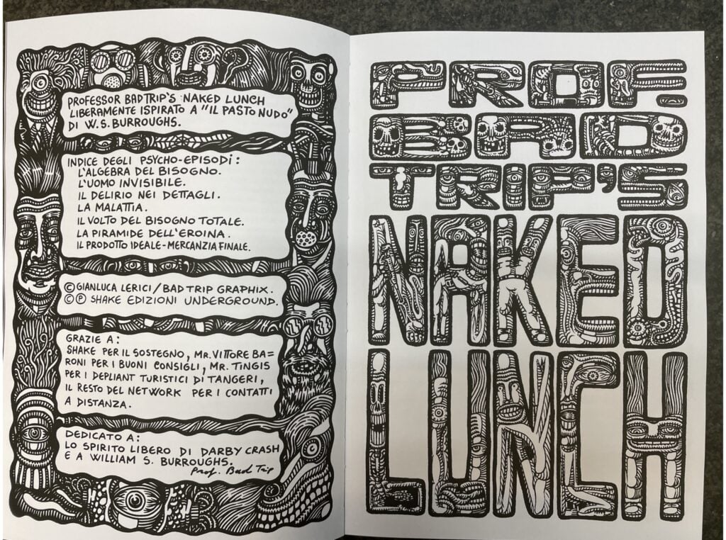 Il mitico Prof. Bad Trip entra nelle collezioni del museo Mart. Acquisito l’archivio dell’artista radicale dell’underground italiano