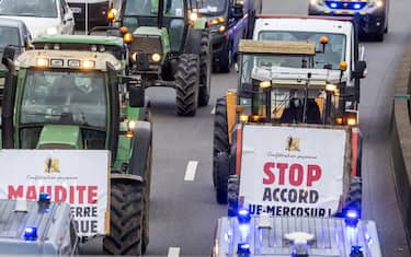 Le proteste degli agricoltori, Parigi, 9 gennaio 2026