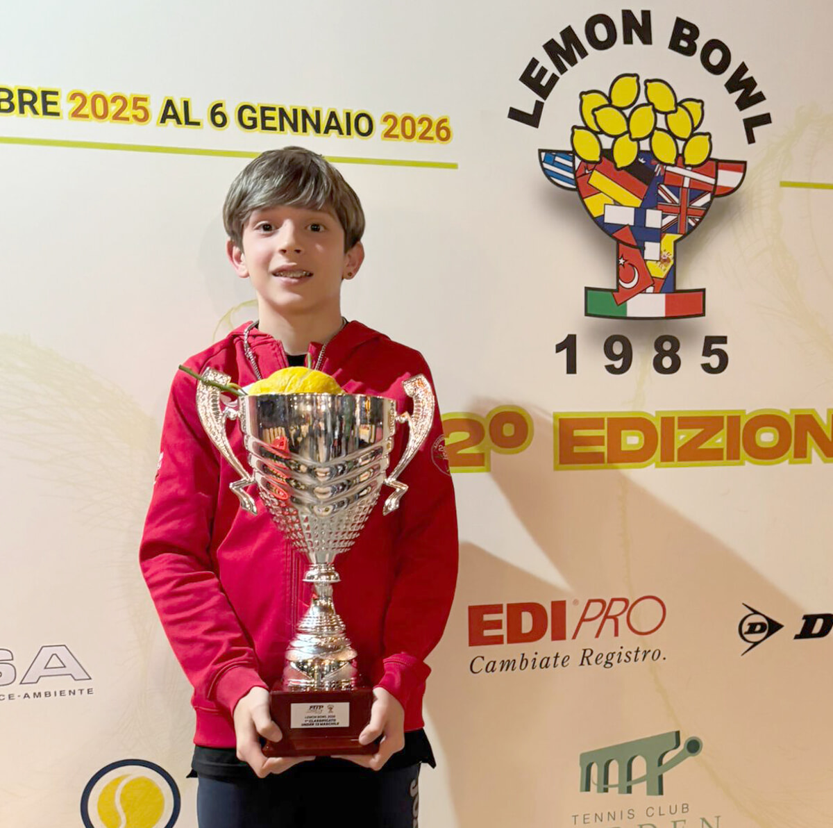Radic Tommaso winner at Lemon Bowl di Roma
