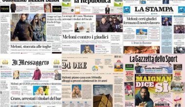 Le prime pagine dei quotidiani di oggi 10 gennaio: la rassegna stampa