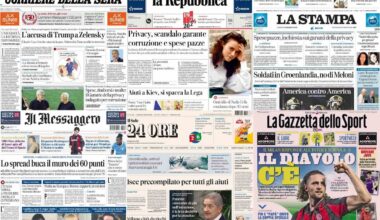 Le prime pagine dei quotidiani di oggi 16 gennaio: la rassegna stampa