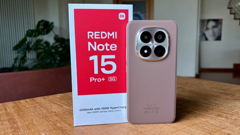 Redmi Note 15 Pro+ ha una scheda tecnica valida, ma un po' scarsa per un medio gamma