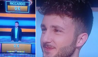 Il colpo di scena di Riccardo, il concorrente più vincente della Ruota della Fortuna. Gerry Scotti incredulo