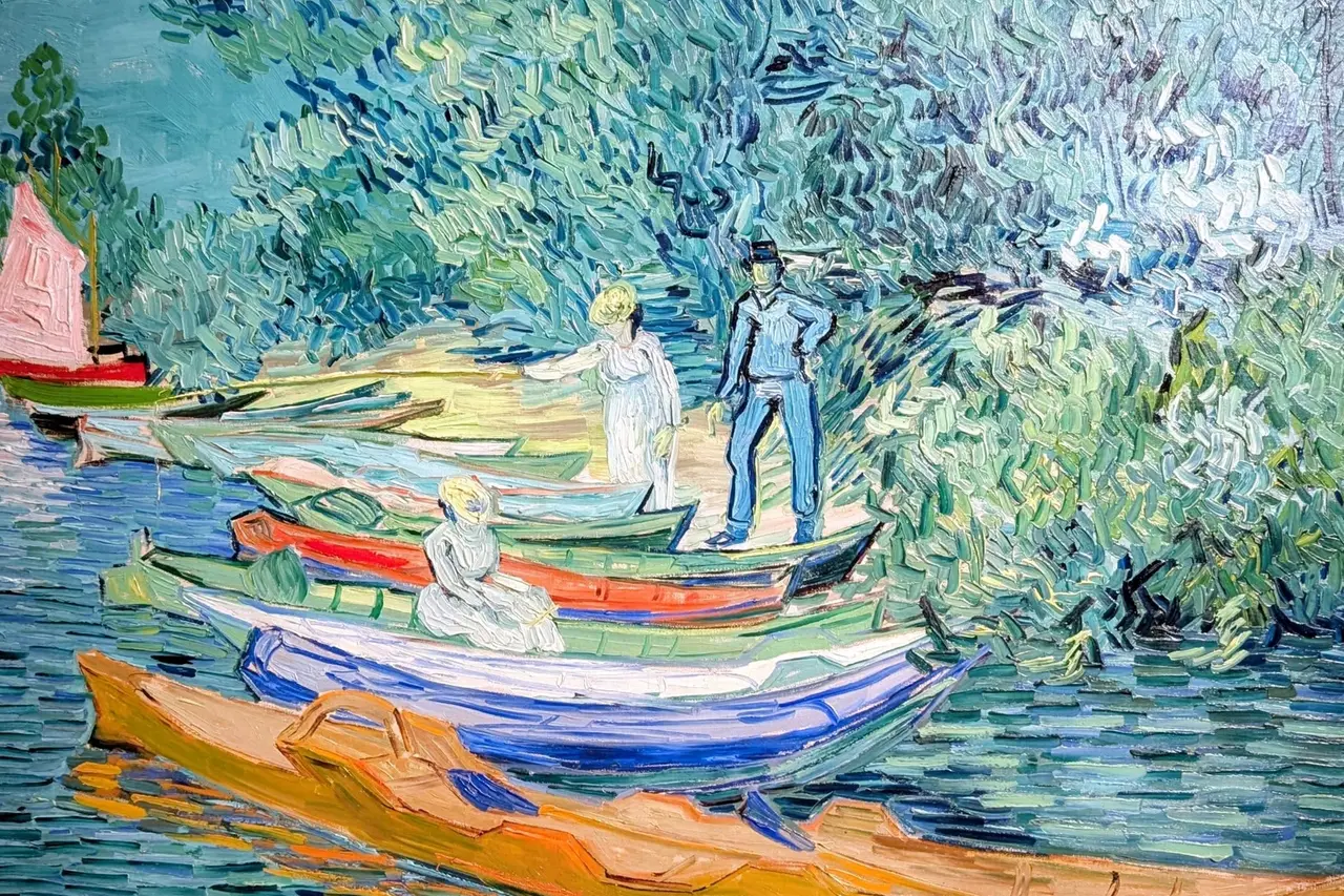 Riva dell’Oise a Auvers di Van Gogh