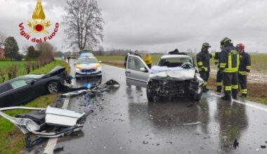 tre feriti, di cui uno grave