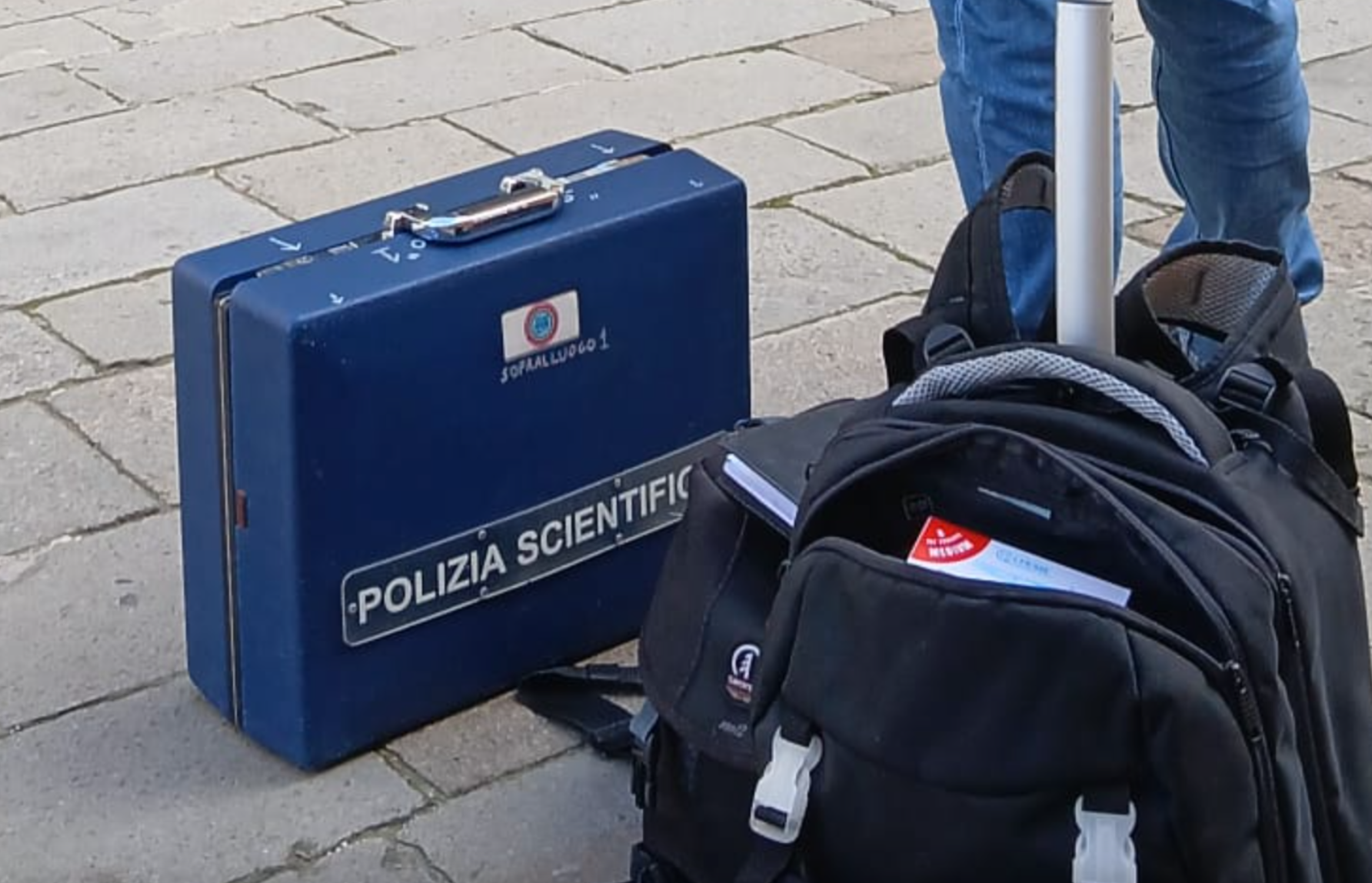 Squadra sopralluoghi della polizia scientifica della questura di Venezia