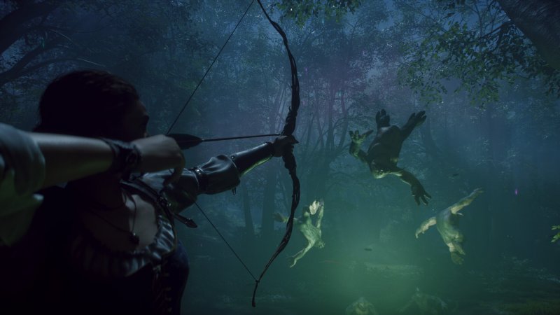 Una scena di combattimento in Fable