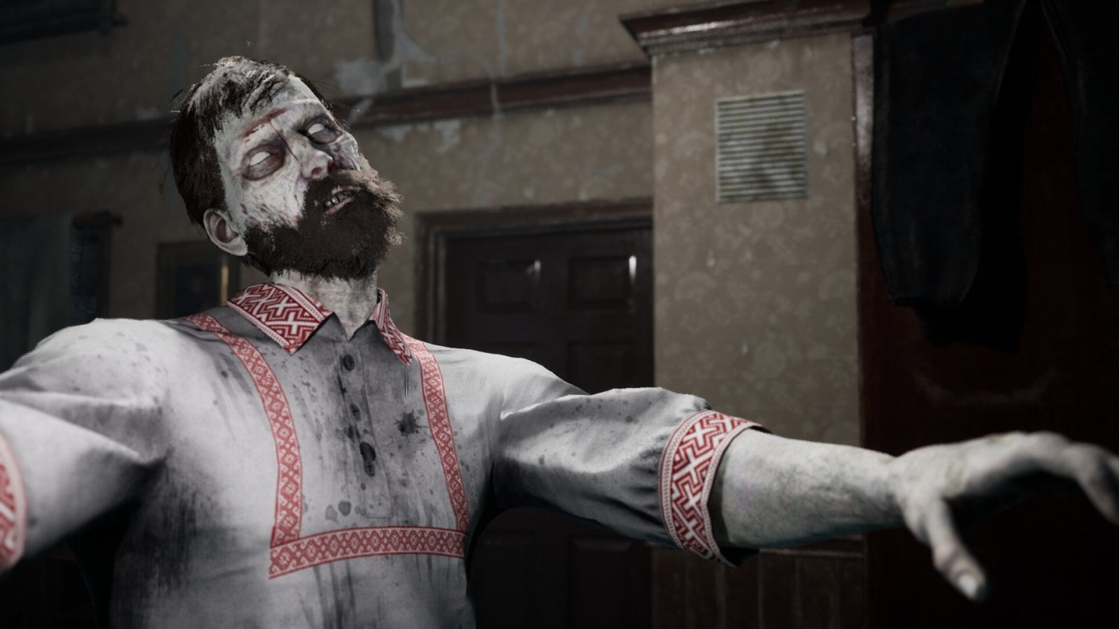 Uno zombie di Ebola Village