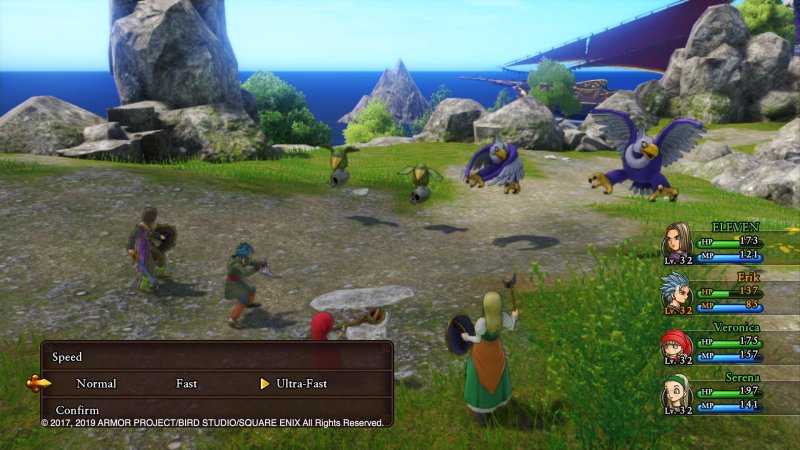 Dragon Quest è da sempre la saga più conservatrice sul suo sistema di combattimenti a turni, anche l'ultimo capitolo uscito, l'XI non è cambiato moltissimo