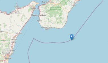 Reggio Calabria, scossa di terremoto magnitudo 5.1 al largo dello Ionio