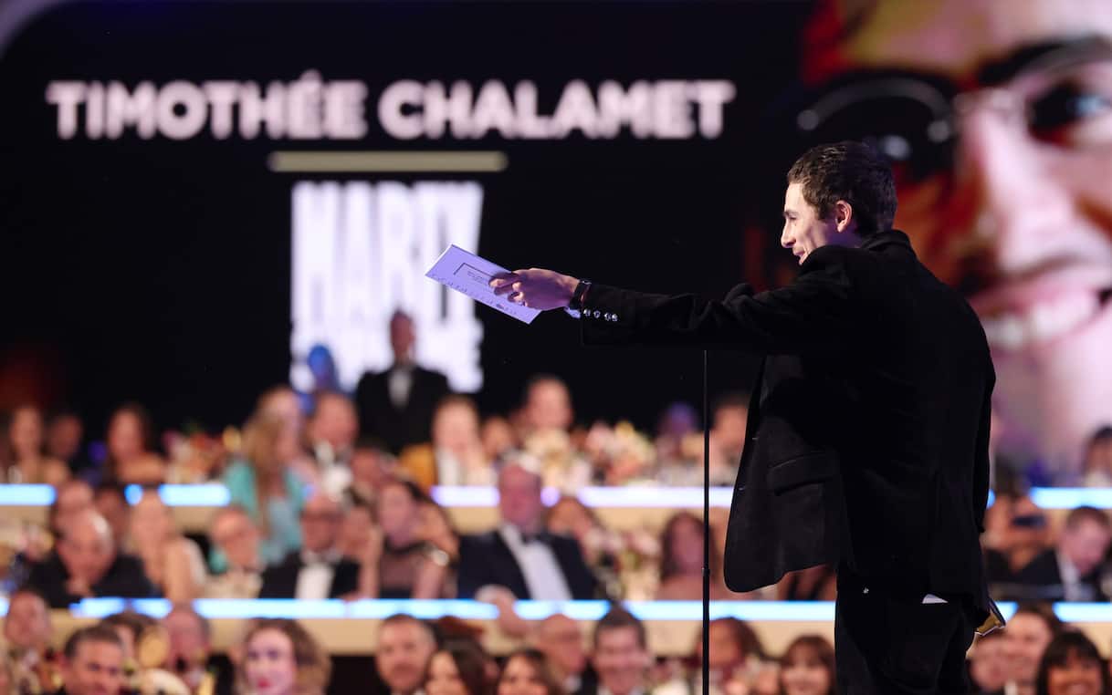 Golden Globes 2026, Timothée Chalamet premiato per la prima volta. Il suo discorso