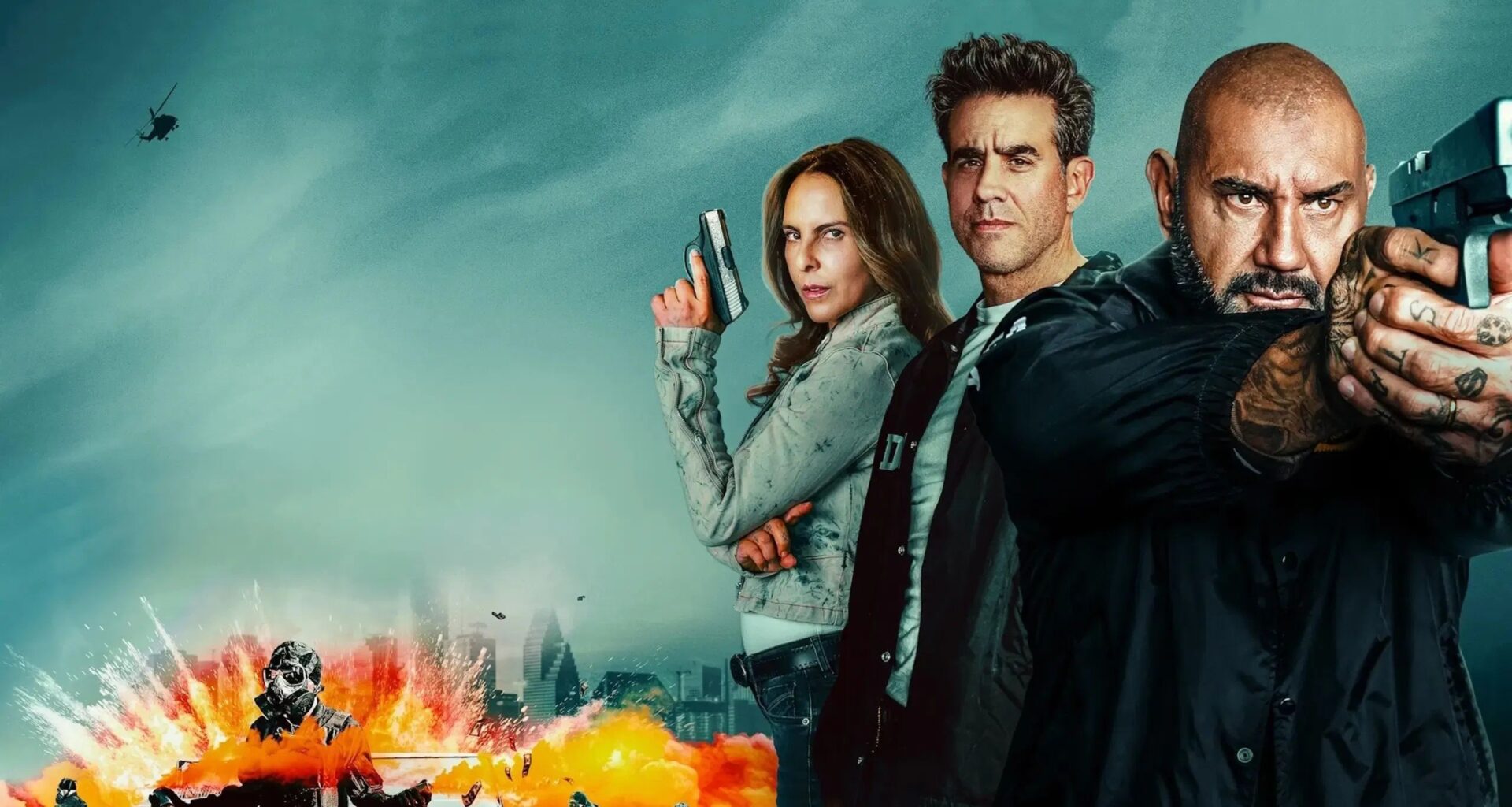 Dave Bautista in un brutto film action