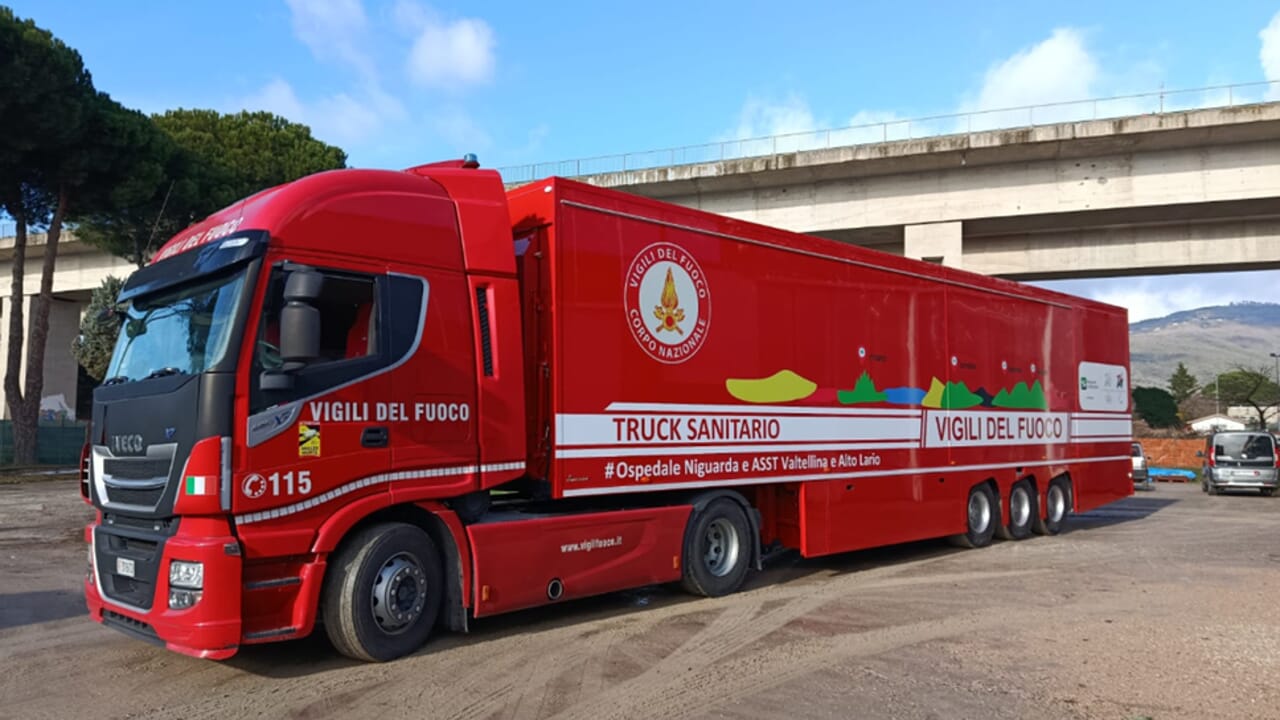 Truck della Salute in Valtellina: screening grazie alle Olimpiadi