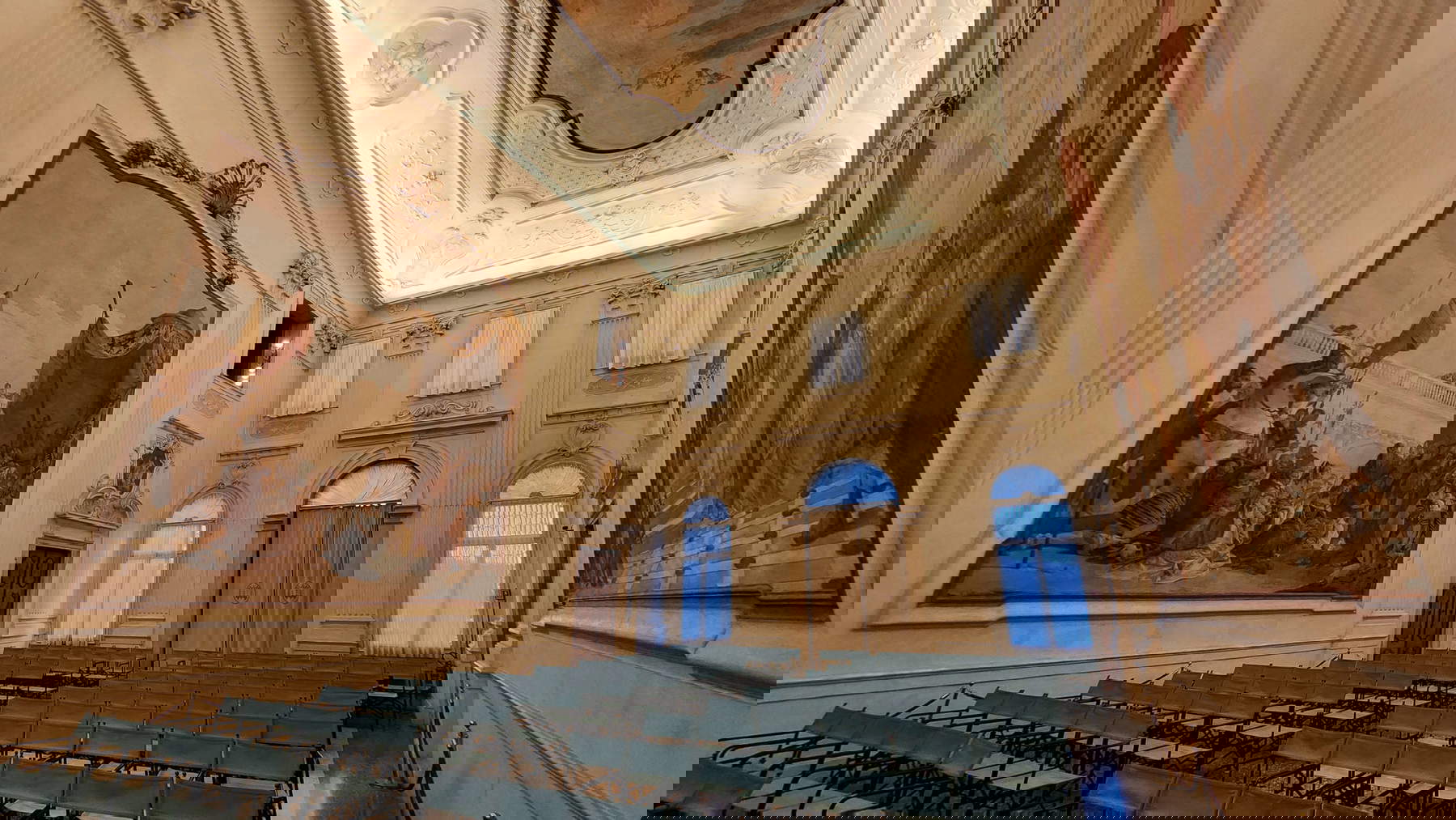 Il salone d'onore. Foto: Federico Giannini