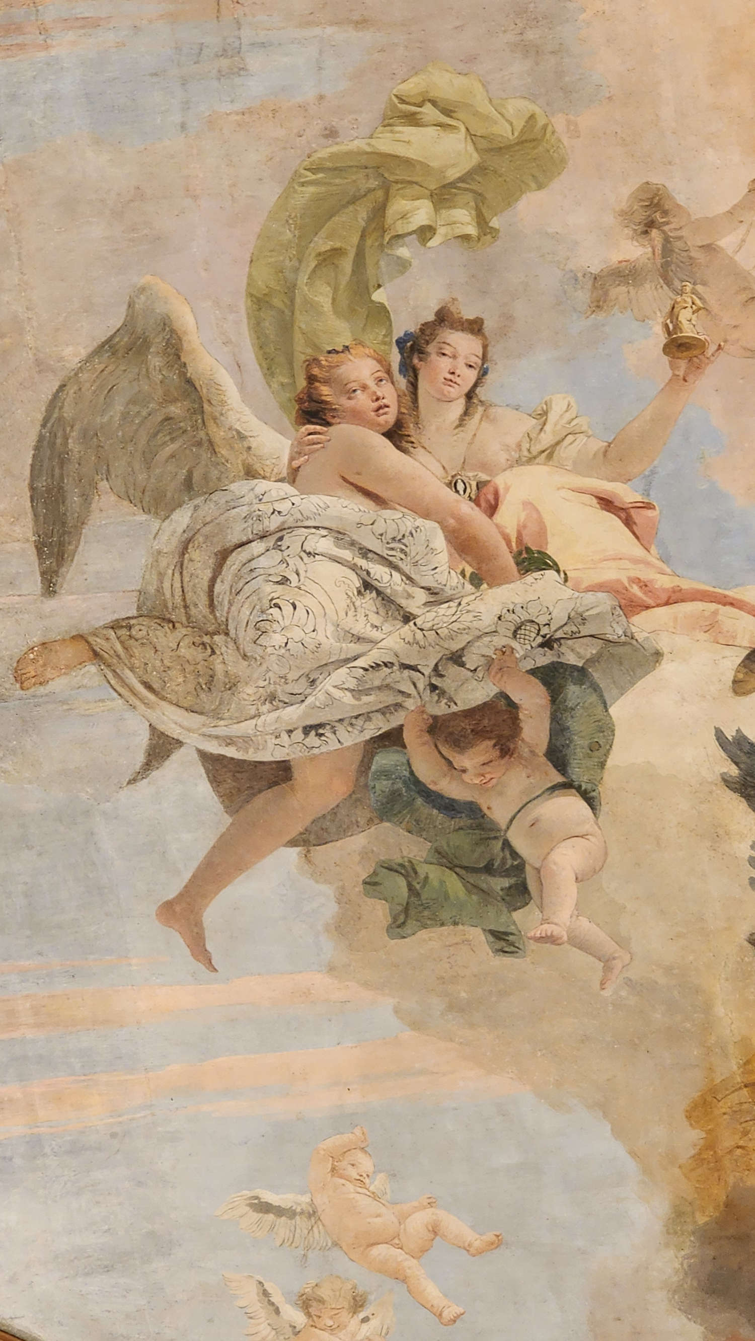 Dettaglio con le due fanciulle che portano la statua di Pallade. Foto: Federico Giannini