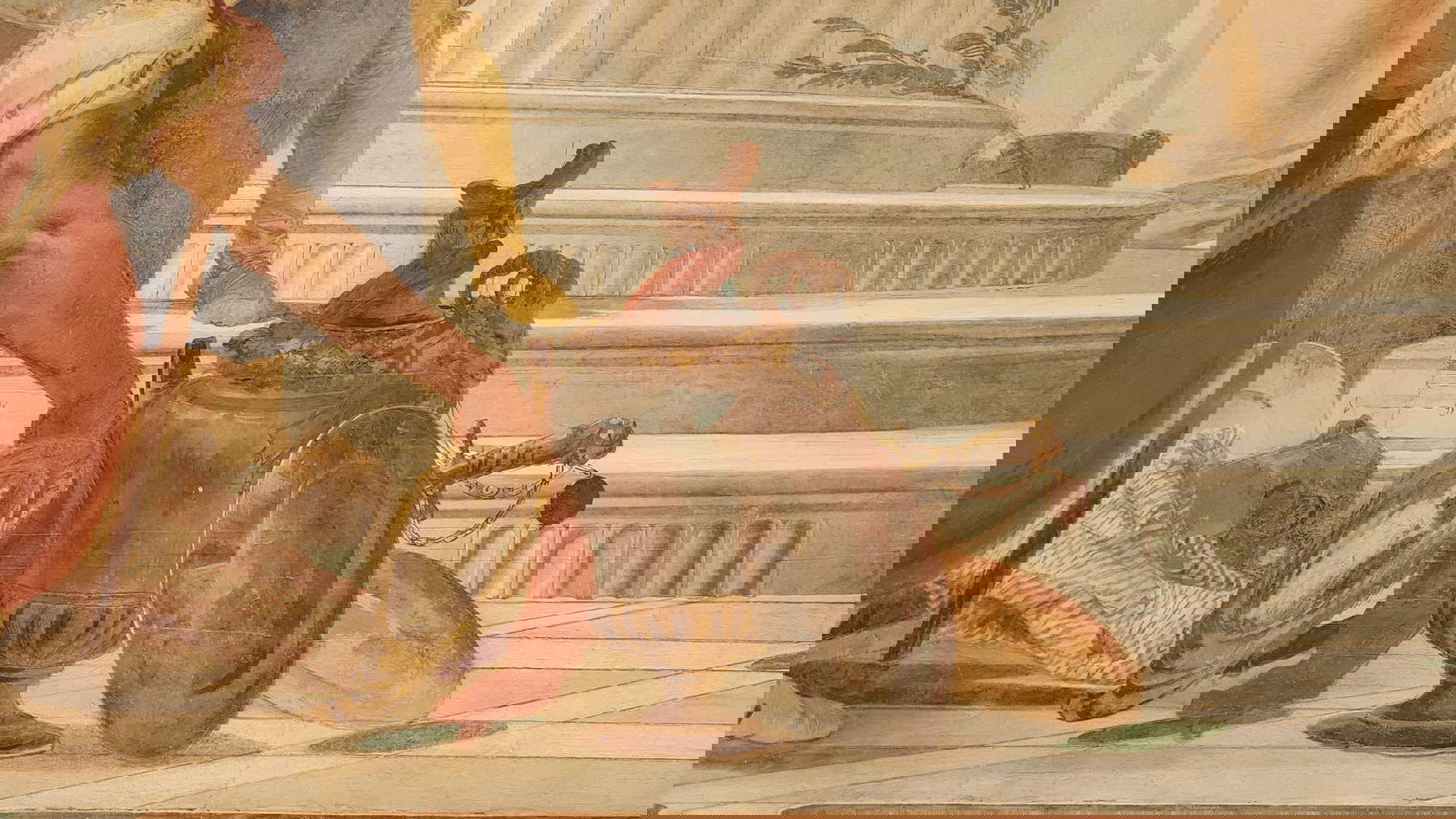 Giambattista Tiepolo, La continenza di Scipione, dettaglio. Foto: Federico Giannini