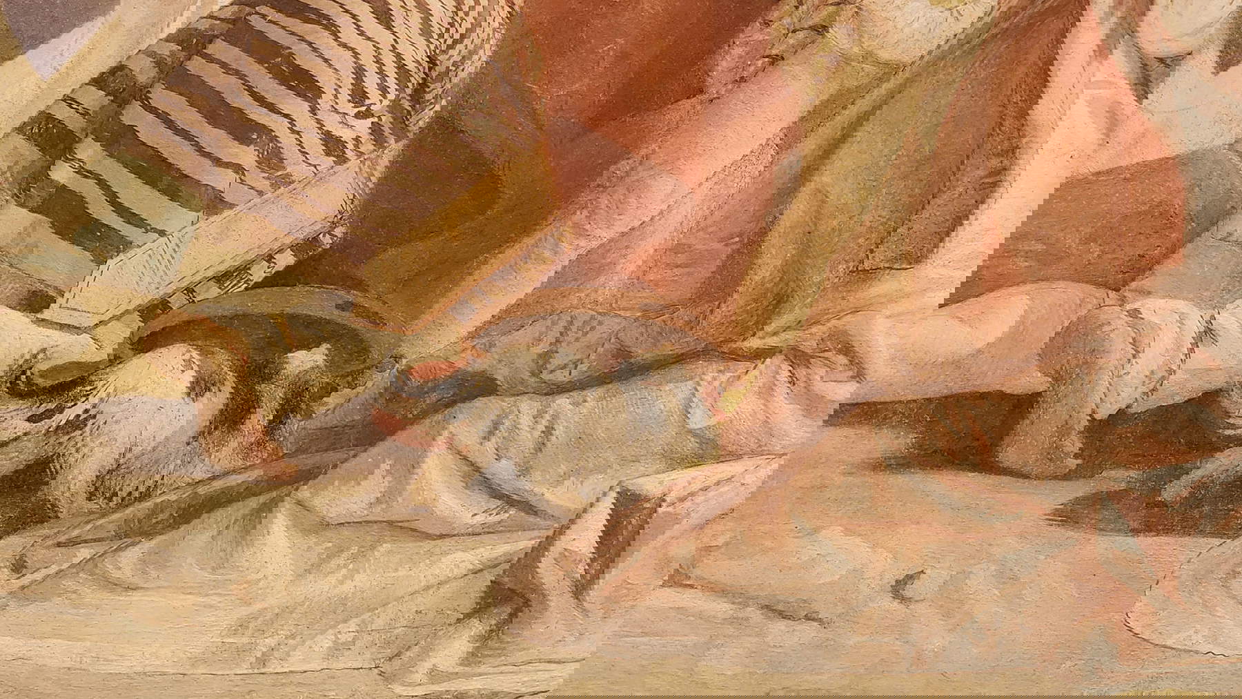 Giambattista Tiepolo, Alessandro Magno e la famiglia di Dario, dettaglio. Foto: Federico Giannini