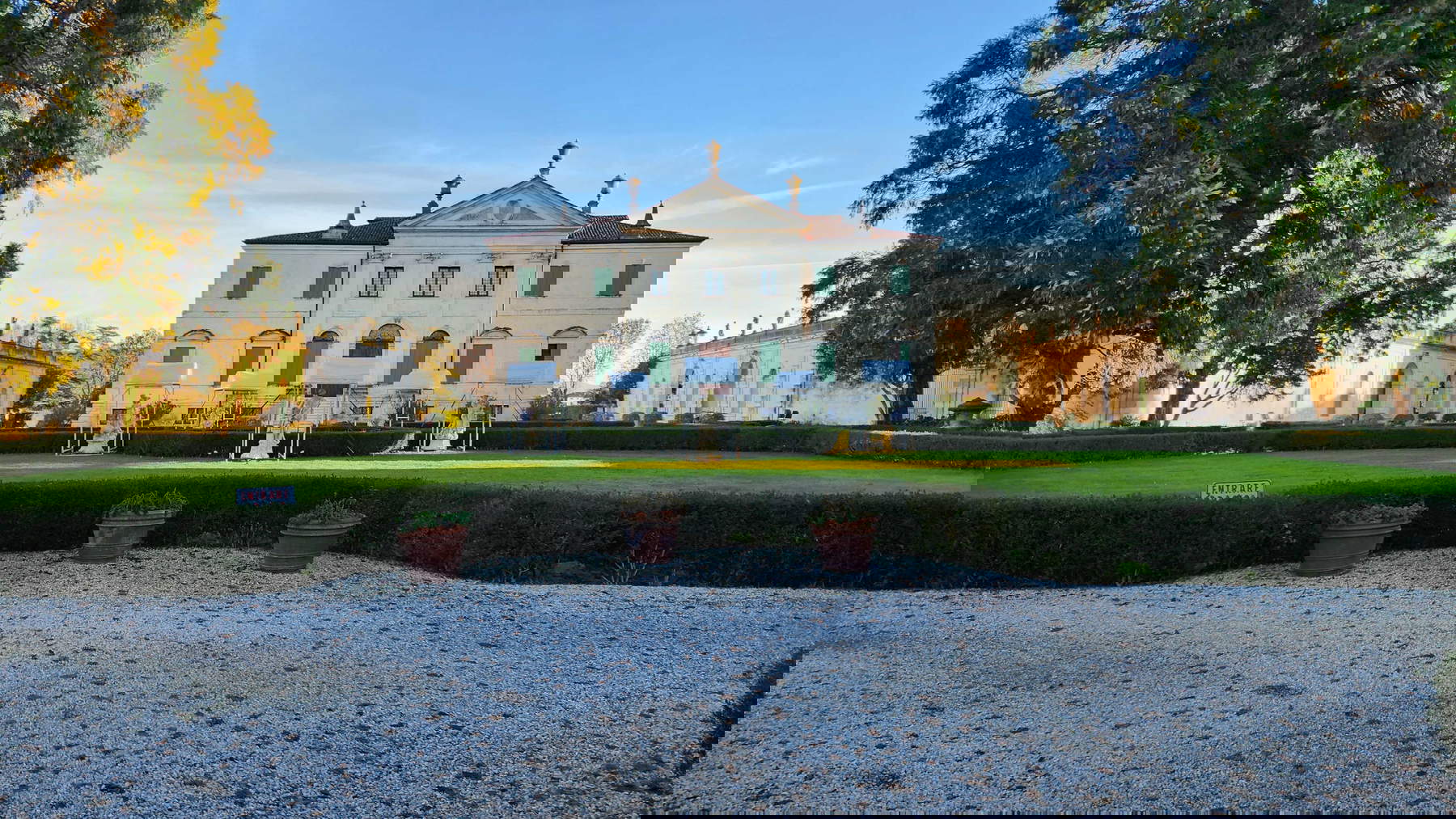 Villa Cordellina Lombardi, facciata settentrionale. Foto: Federico Giannini