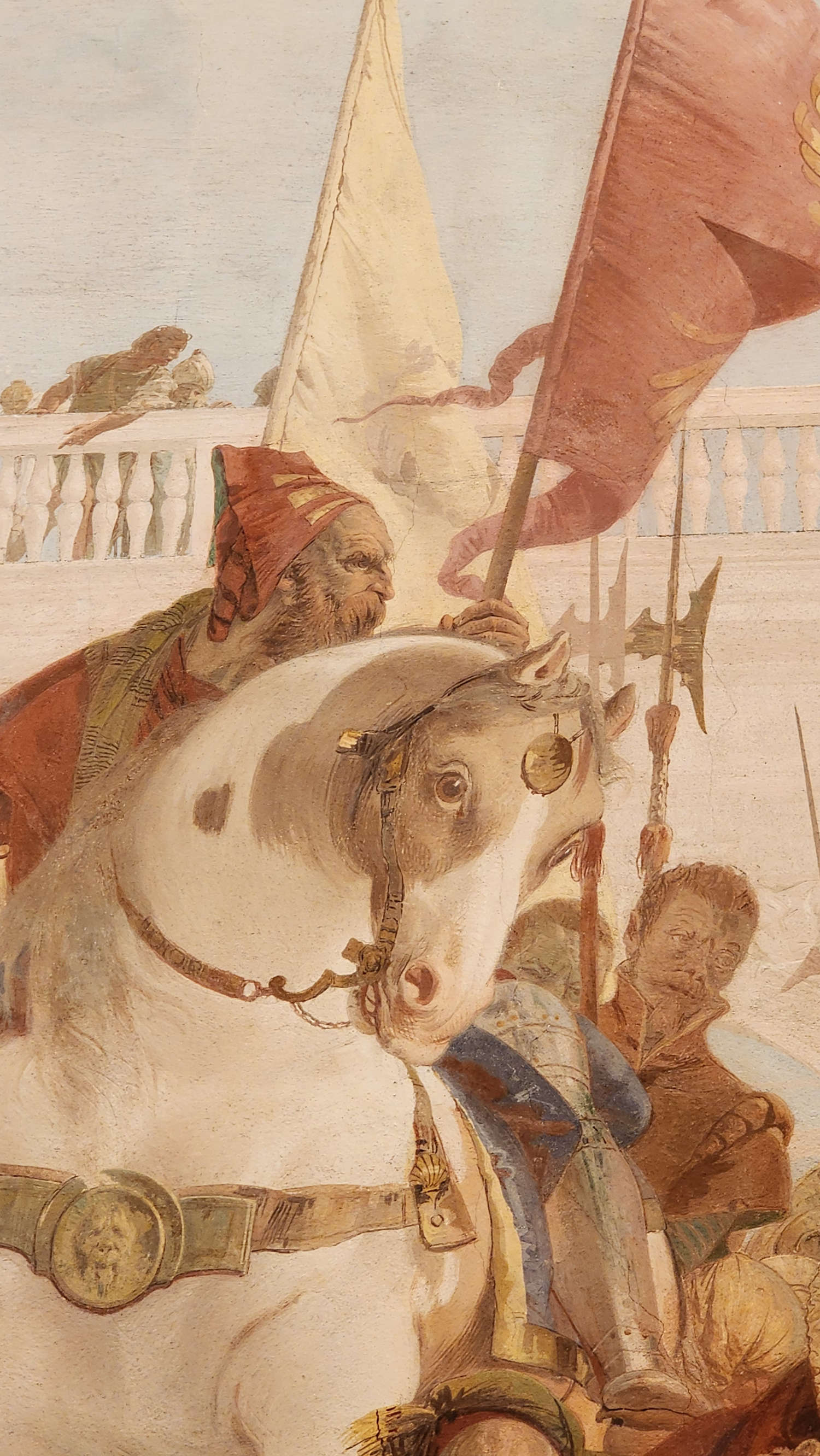 Giambattista Tiepolo, Alessandro Magno e la famiglia di Dario, dettaglio. Foto: Federico Giannini