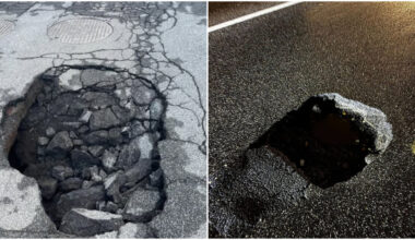 Il maltempo lascia il segno e nelle strade di Roma si aprono voragini come crateri