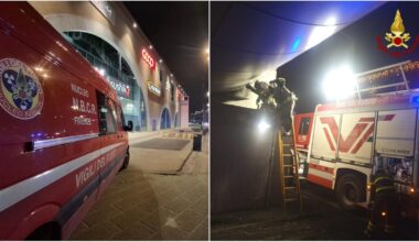 Incendio sotto al ponte di Novoli, stop alla tramvia