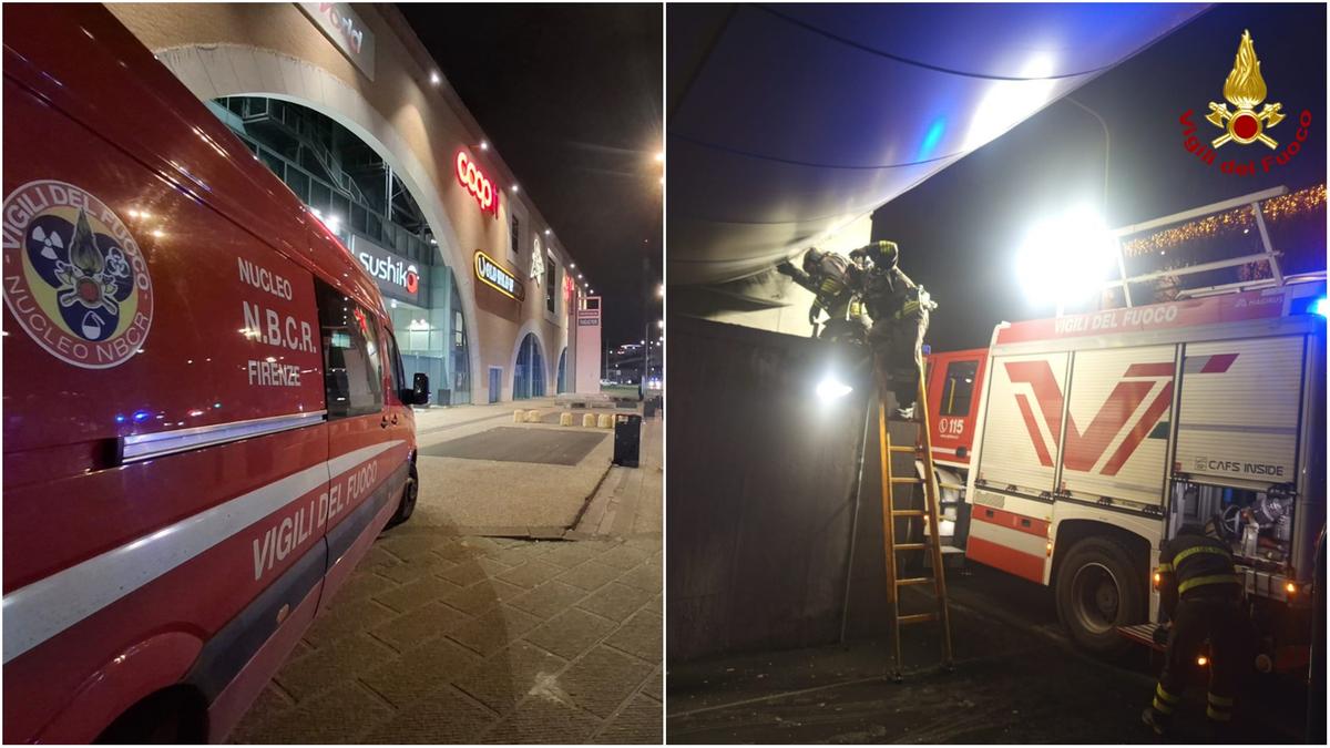 Incendio sotto al ponte di Novoli, stop alla tramvia