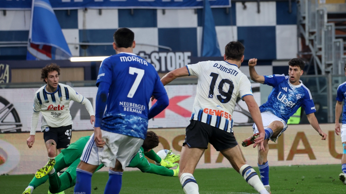 Como-Atalanta risultato 0-0: Carnesecchi para tutto e i nerazzurri in 10 per 80' resistono