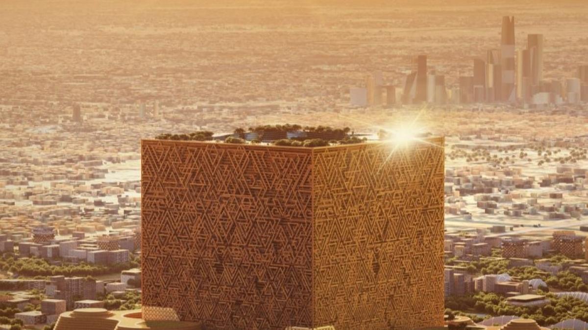 L'Arabia Saudita sospende la costruzione del Mukaab, il colossale grattacielo cubico più grande del mondo