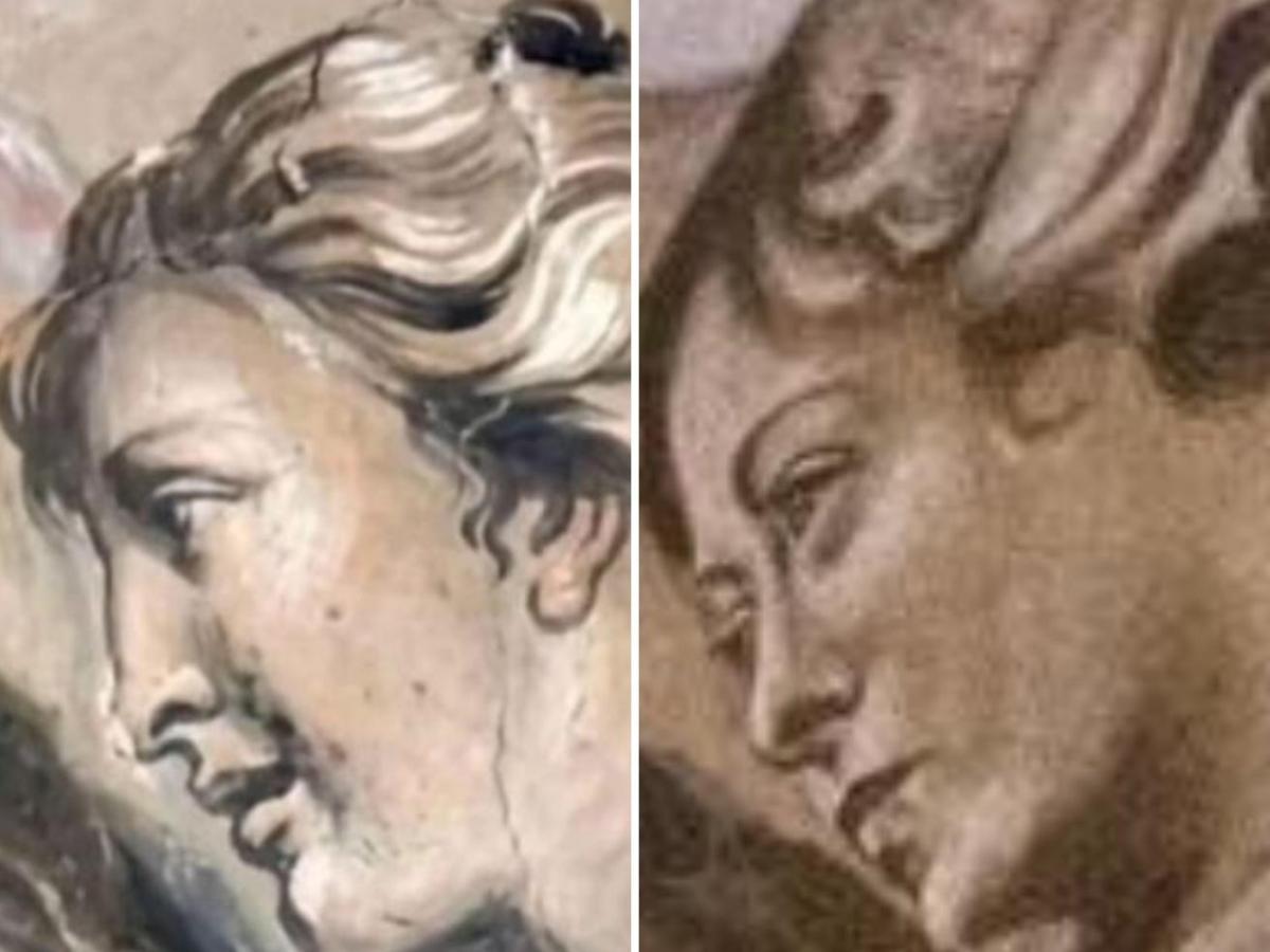 L'angelo col volto di Meloni, «ecco la foto originale prima del restauro». Ma il viso della premier è stato cancellato