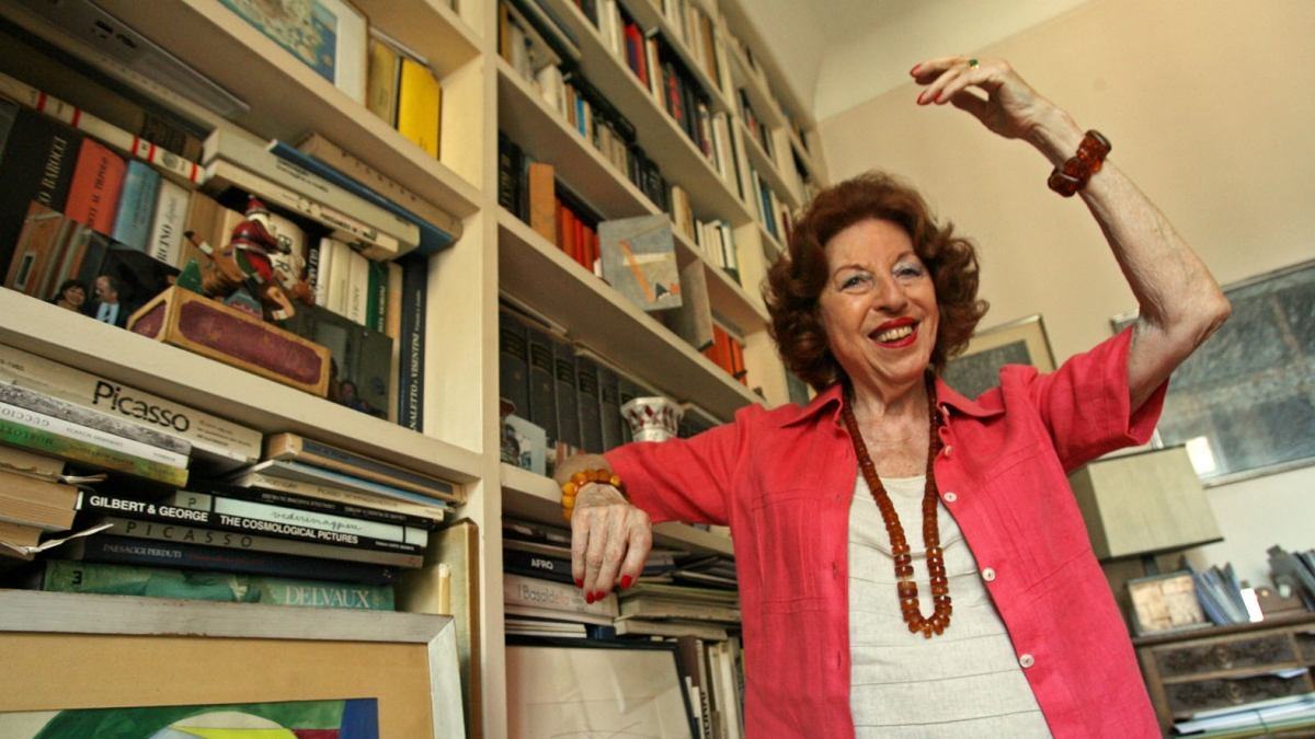 Morta a Roma Lorenza Trucchi: la decana dei critici d'arte, aveva 104 anni. Amica di Dubuffet, fu la prima a scrivere di Burri