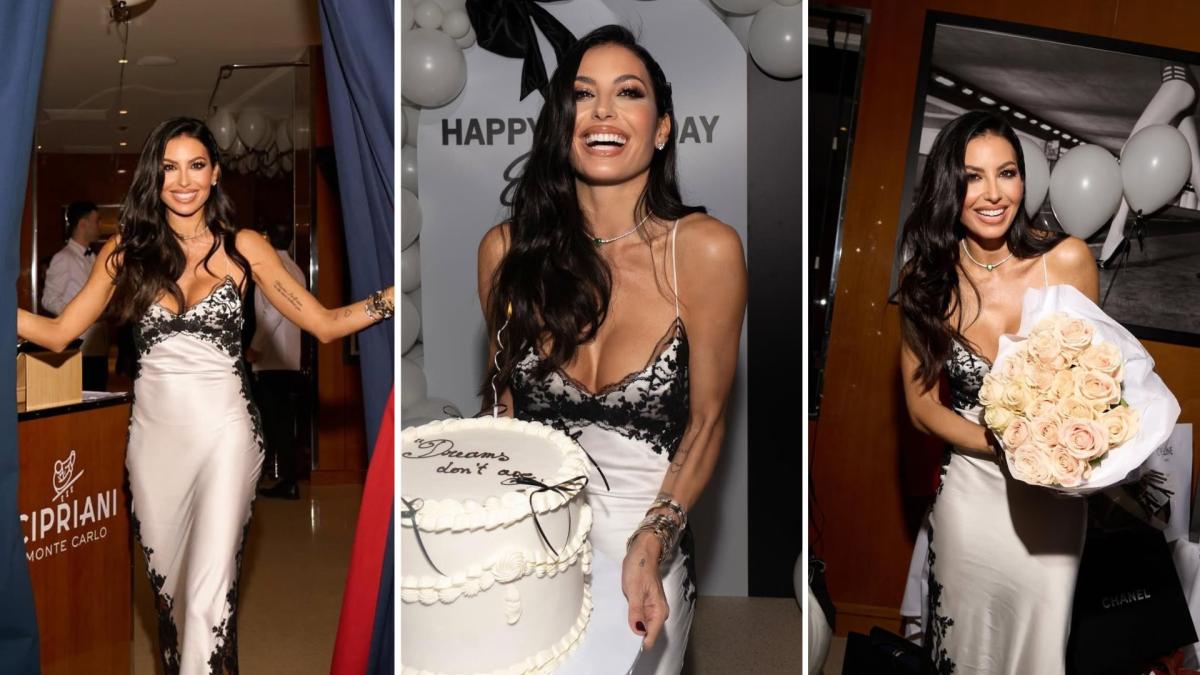Elisabetta Gregoraci festa di compleanno a Monaco con Briatore