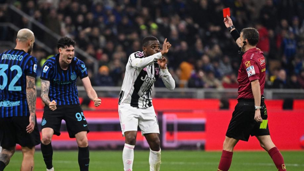 Kalulu espulso in Inter-Juventus, proteste bianconere: cosa è successo