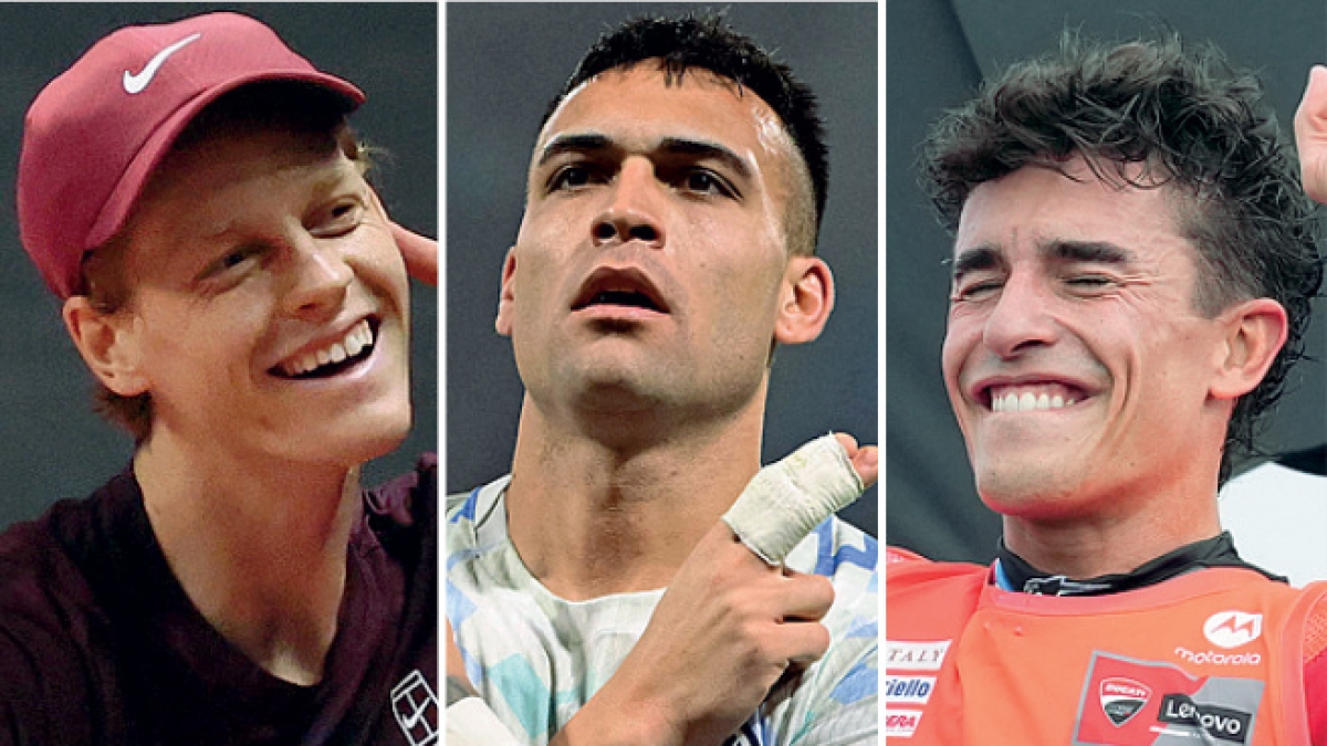 Gli sportivi con la migliore reputazione sul web: Sinner è sempre re, sale Lautaro, stabile Márquez