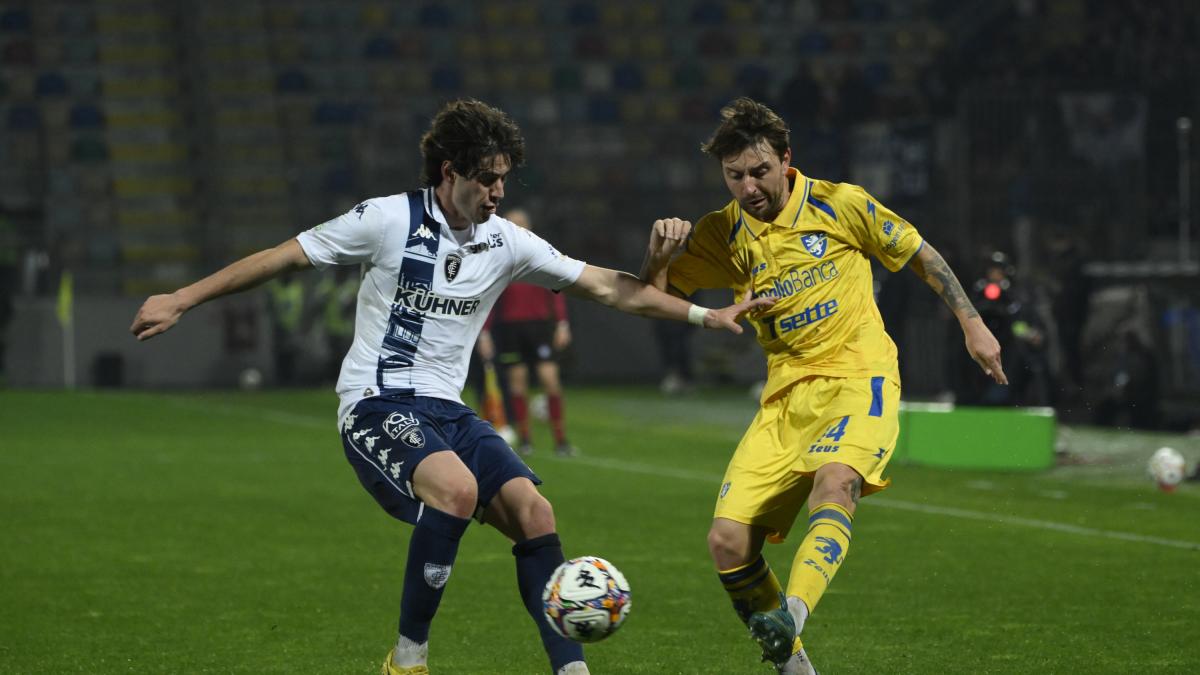 Frosinone-Empoli 2-2 nell'anticipo di Serie B, doppietta di Shpendi
