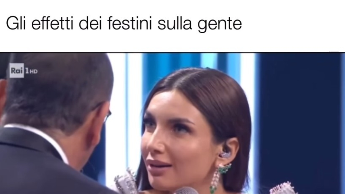 I meme della seconda serata di Sanremo: i «festini bilaterali» che tormentano Elettra Lamborghini, Chiello come Sbirulino - Corriere della Sera