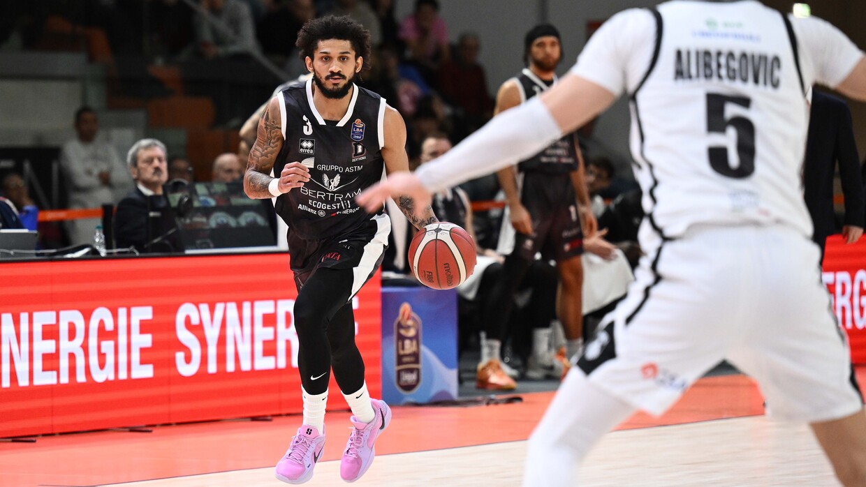 Prentiss Hubb in azione contro Udine.
